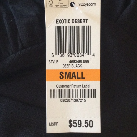 NWT Black S INC International Concepts Dress - Picture 8 of 9